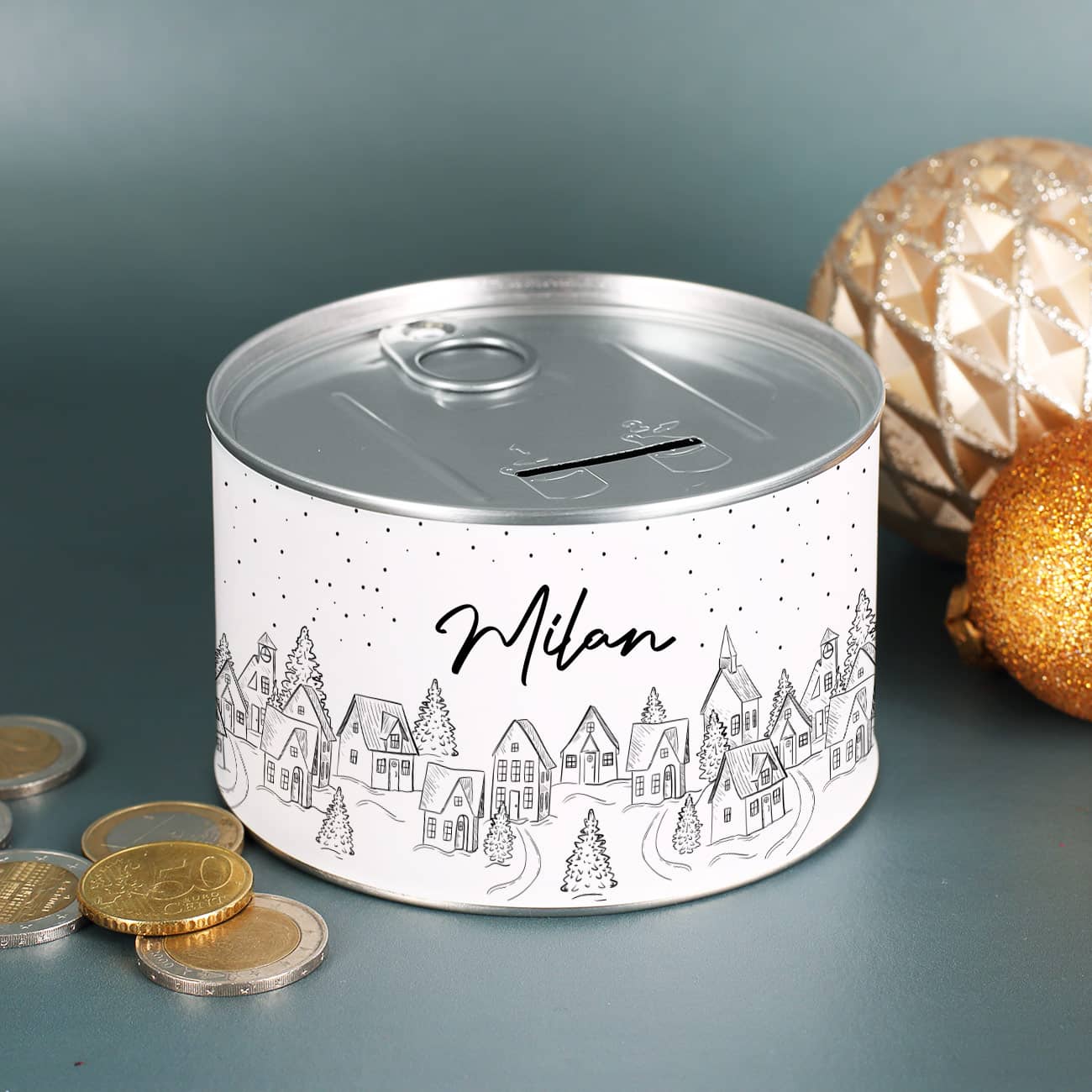 Spardose zum Aufreißen zu Weihnachten –
