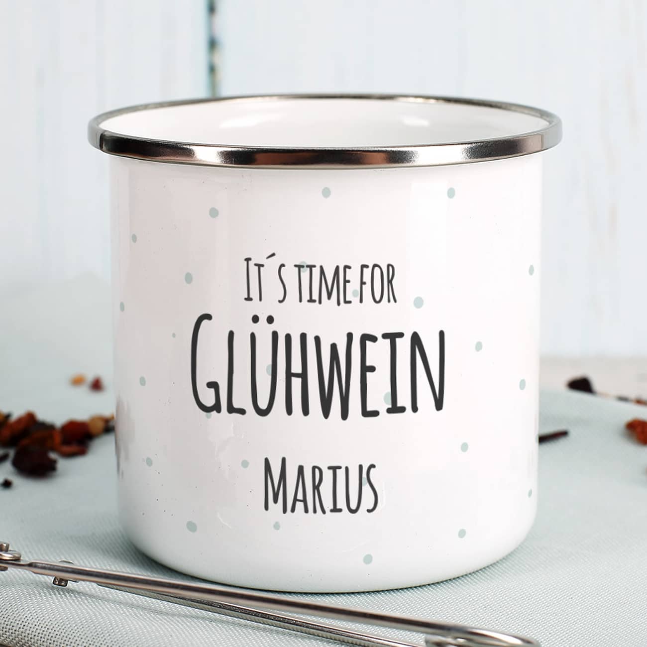 Glühweintasse zu Weihnachten