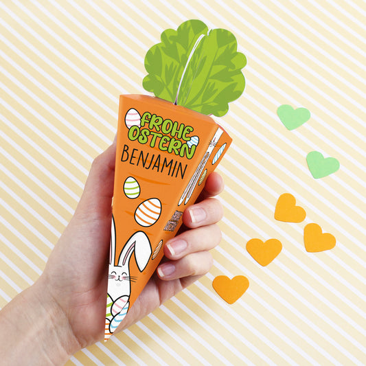 Verpackung mit Name personalisiert