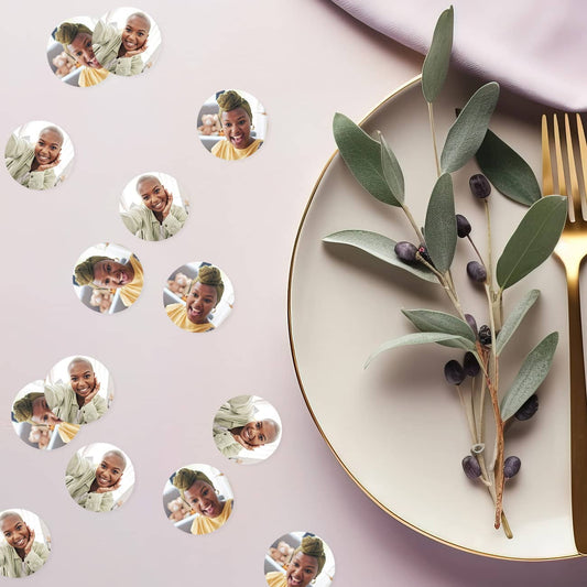 Konfetti mit 2 Wunschfotos bedruckt