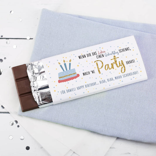 Schokolade zum Geburtstag ...mach 'ne Party draus