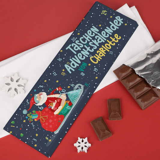 Jeden Tag ein Stück Schokolade - Mini Adventskalender