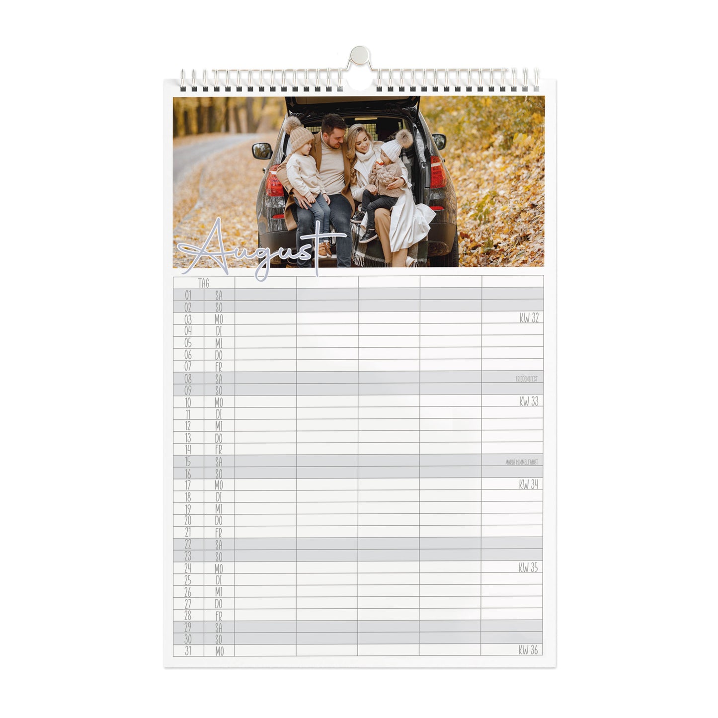 Familien - Fotokalender die Geschenkidee zu Weihnachten