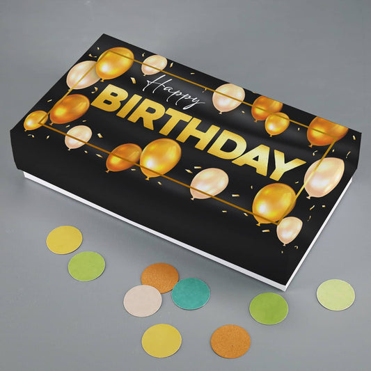 Geschenkbox für Geldgeschenke mit Goldfolie veredelt