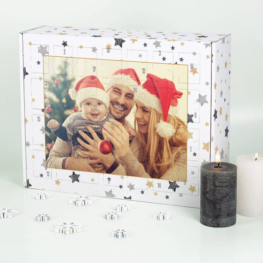 DIY Adventskalender zum selber Füllen mit Foto nach Wunsch