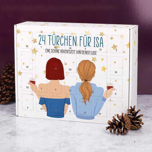 Figuren, zwei Zeilen Text, Schriftfarbe, Schriftart und vieles mehr individuell anpassbar