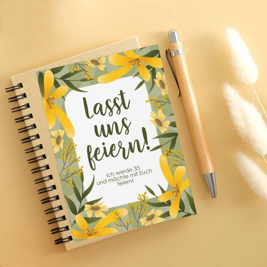 Tolle Geburtstagseinladung mit Text personalisiert