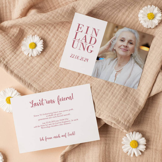 Beidseitig personalisierter Druck