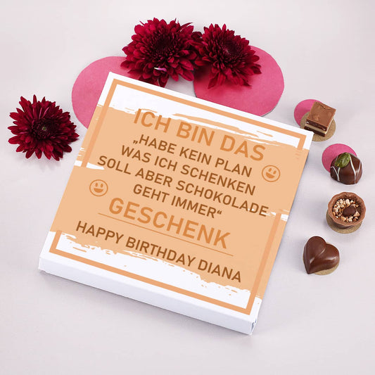 Lustig verpackte Pralinen als Geschenk zu jedem Anlass