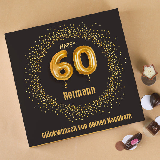 Alkoholfreie Lindt Pralinen zum 60. Geburtstag