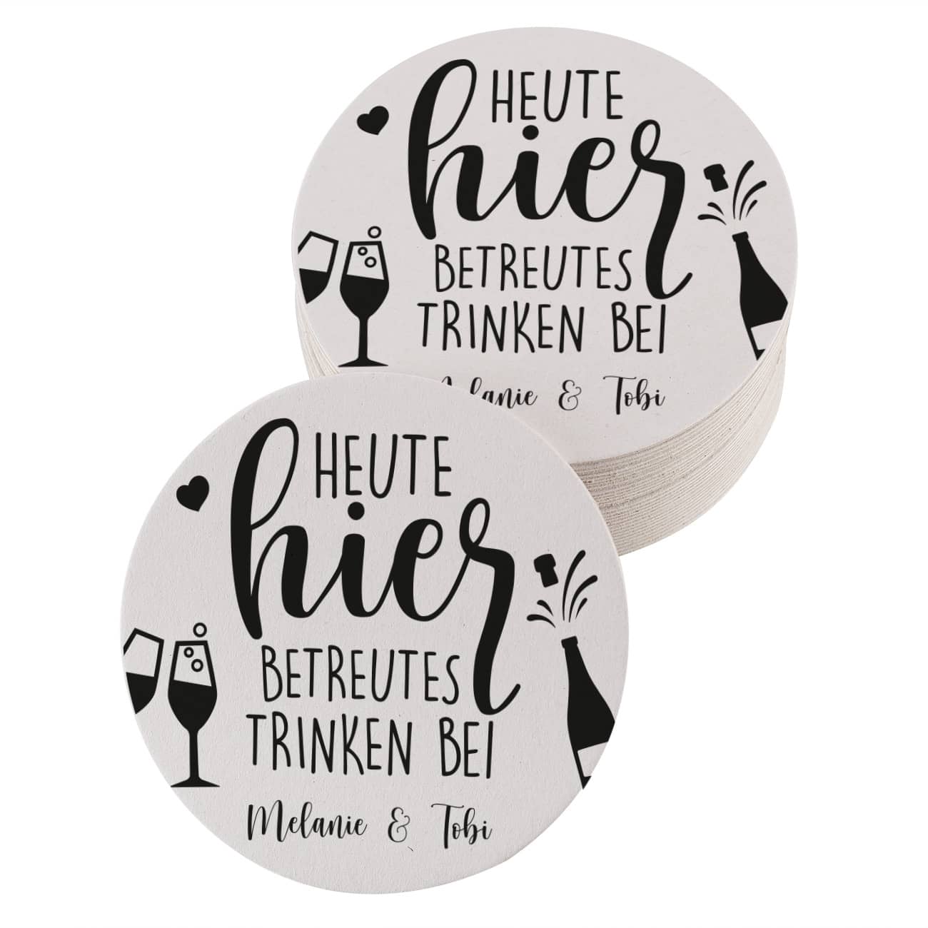 Bedruckt mit Namen nach Wunsch