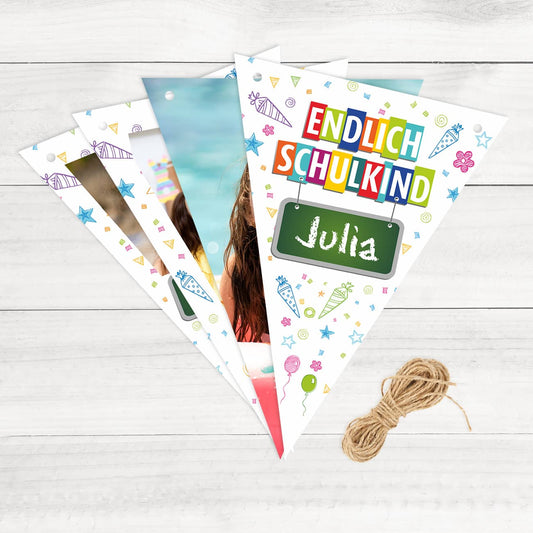 Girlande zur Einschulung