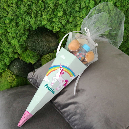 Einhorn Zuckertüte zur Einschulung