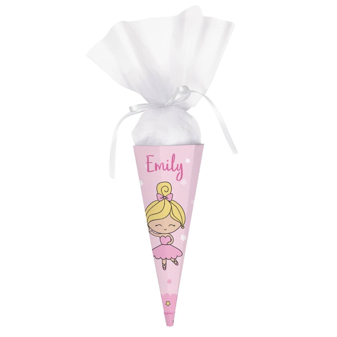 Ballerina Schultüte mit ihrem Namen