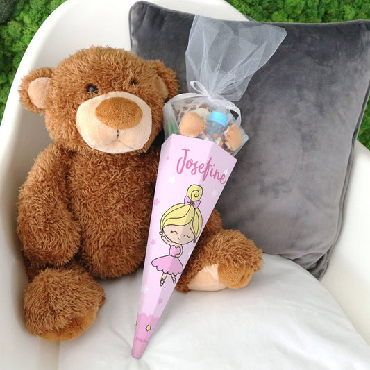 Ballerina Schultüte mit ihrem Namen