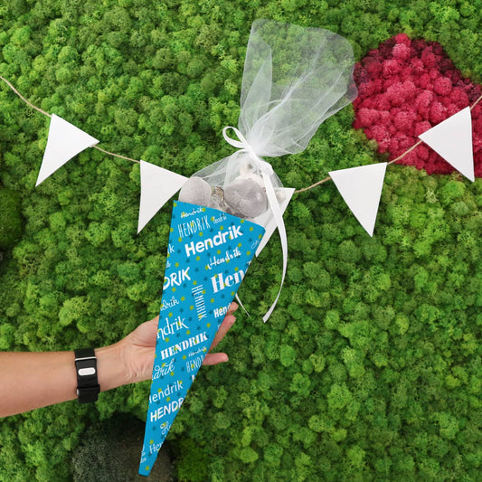 blaue Sternchen Schultüte