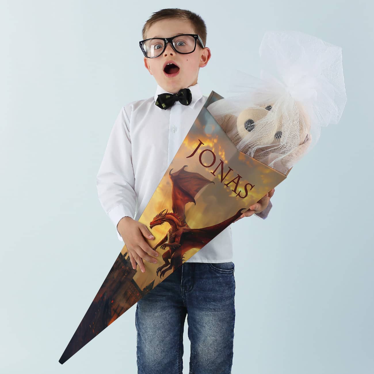 Schultüte Drache, passend zum TaekBärdo, für jungen, genäht Stoff Zuckertute, benutzerdefinierte Schultüte Drache, passend zum TaekBärdo, für jungen, genäht Stoff Zuckertute, benutzerdefinierte
