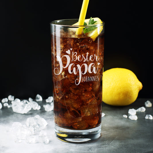 Trinkglas mit Ihrem Namen