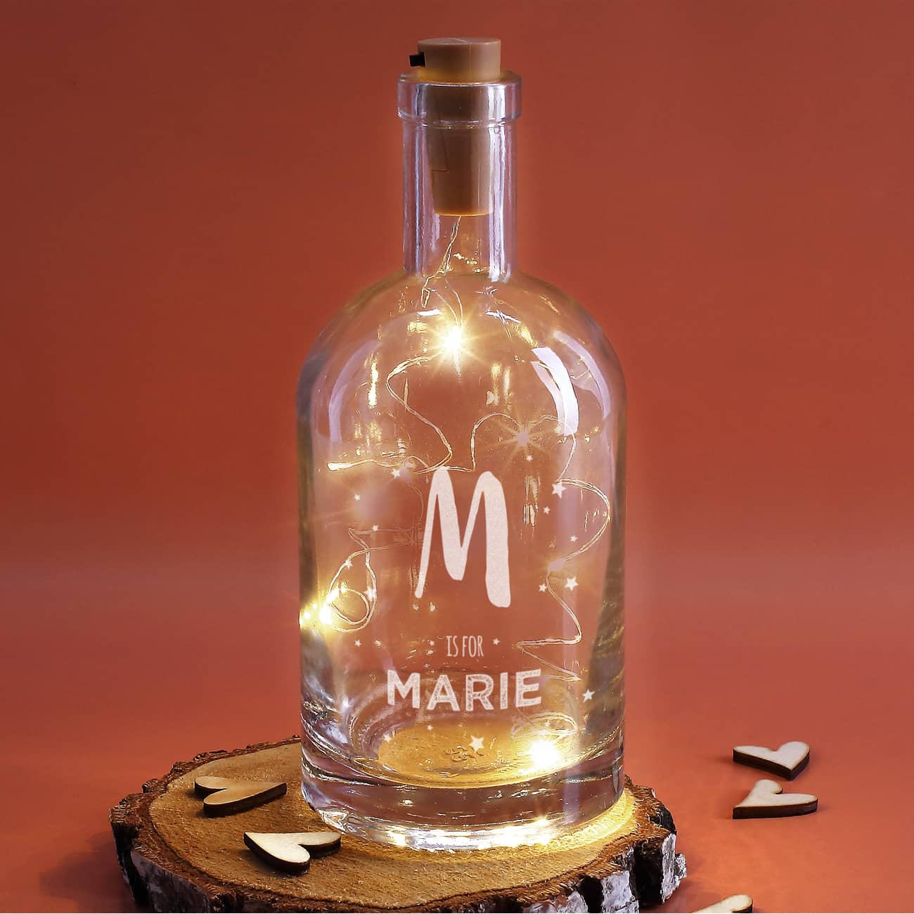 Flasche mit Beleuchtung