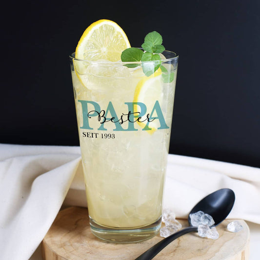 Persönliches Glas zum Vatertag