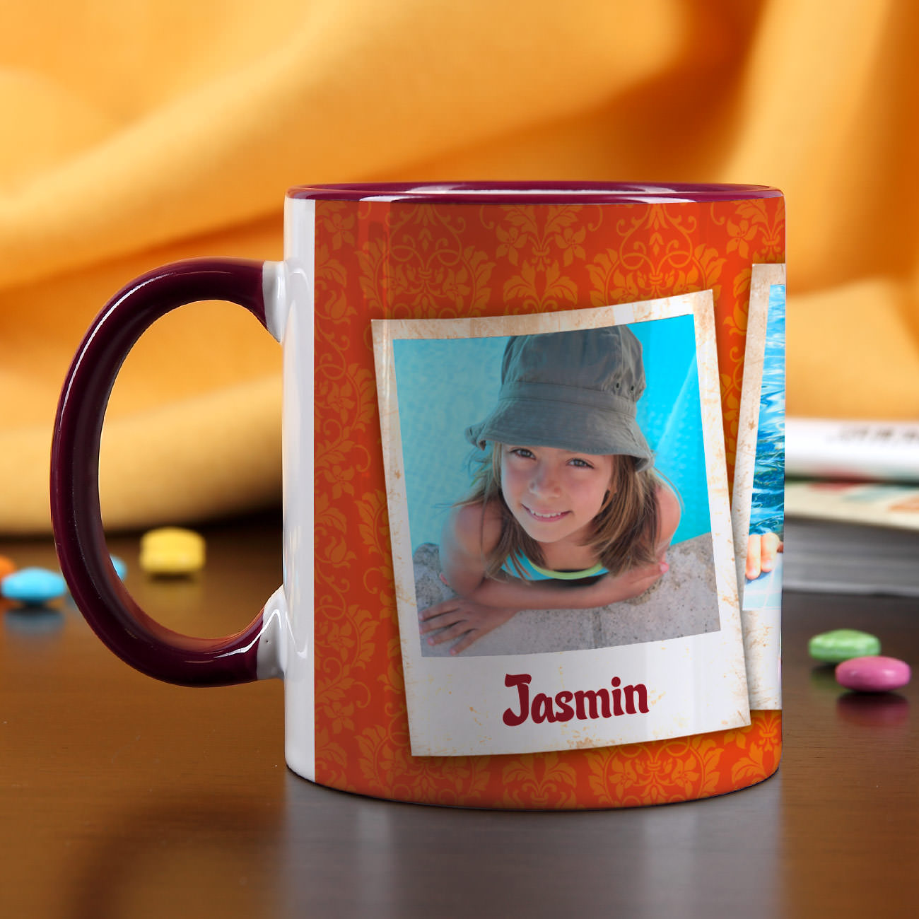 Tasse mit Fotos und Text nach Wunsch personalisiert als persönliches Geschenk & Fototasse zum Geburtstag –