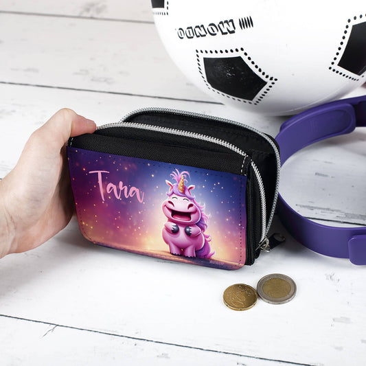 Knuddelhorn Geldbörse - Einhornmotiv mit Wunschname