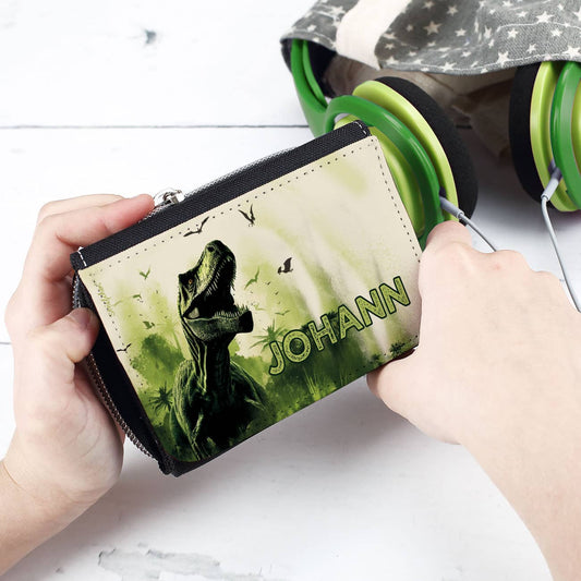 Kindergeldbörse mit Tyrannosaurus Rex