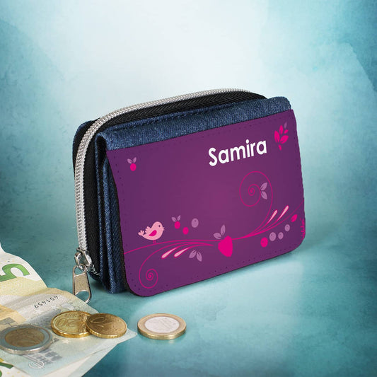 Personalisiertes Portemonnaie mit Ihrem Wunschnamen