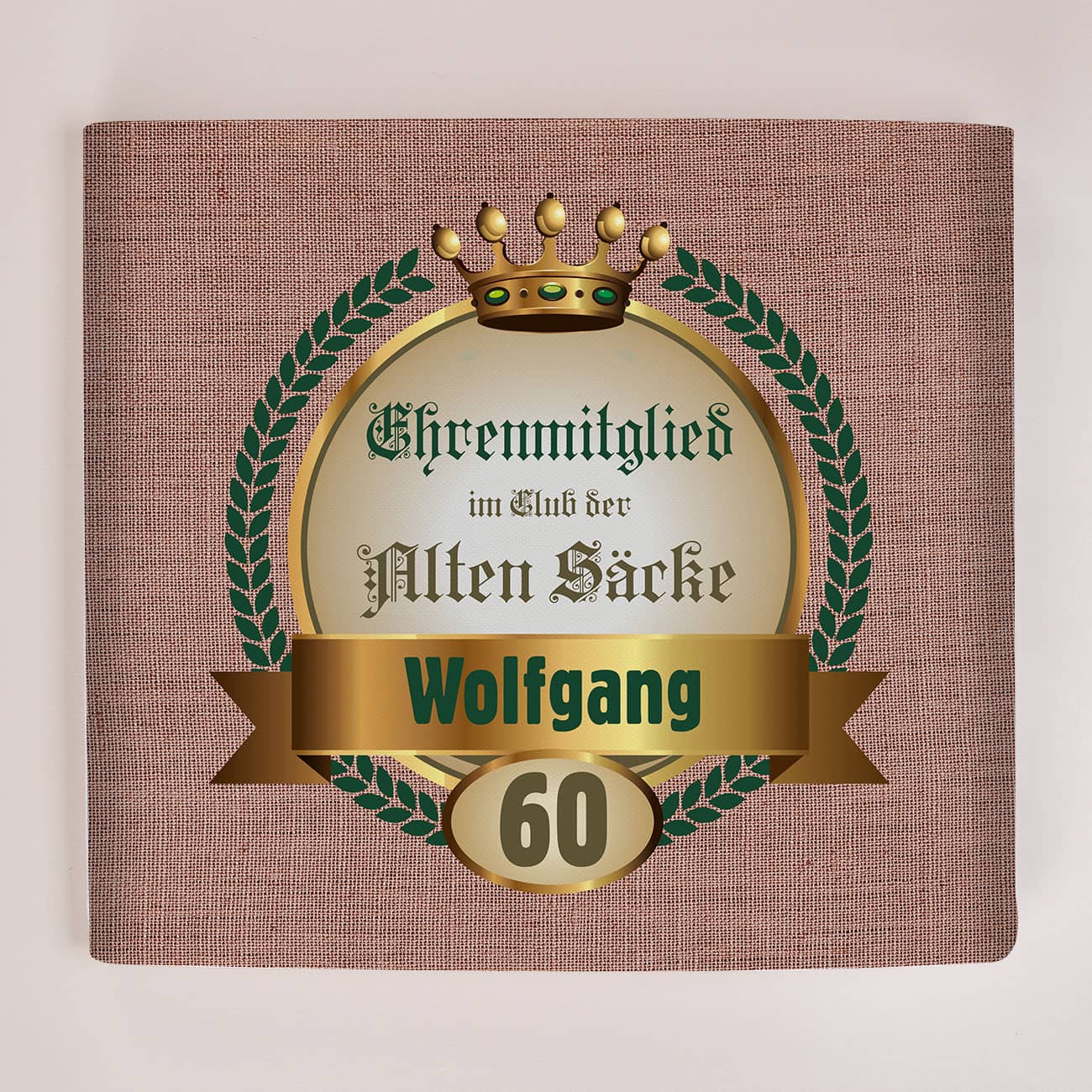 Draufsicht Klapphocker personalisiert