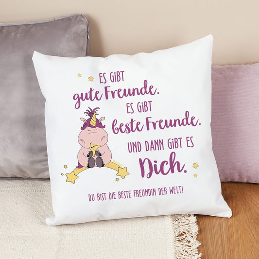 Kuschelkissen mit Knuddelhorn