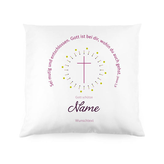 Kissen für Mädchen mit Name und Wunschtext