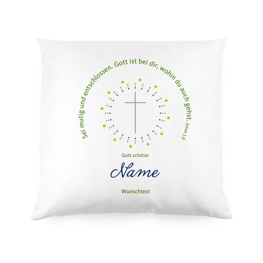 Kissen für Jungen mit Name und Wunschtext