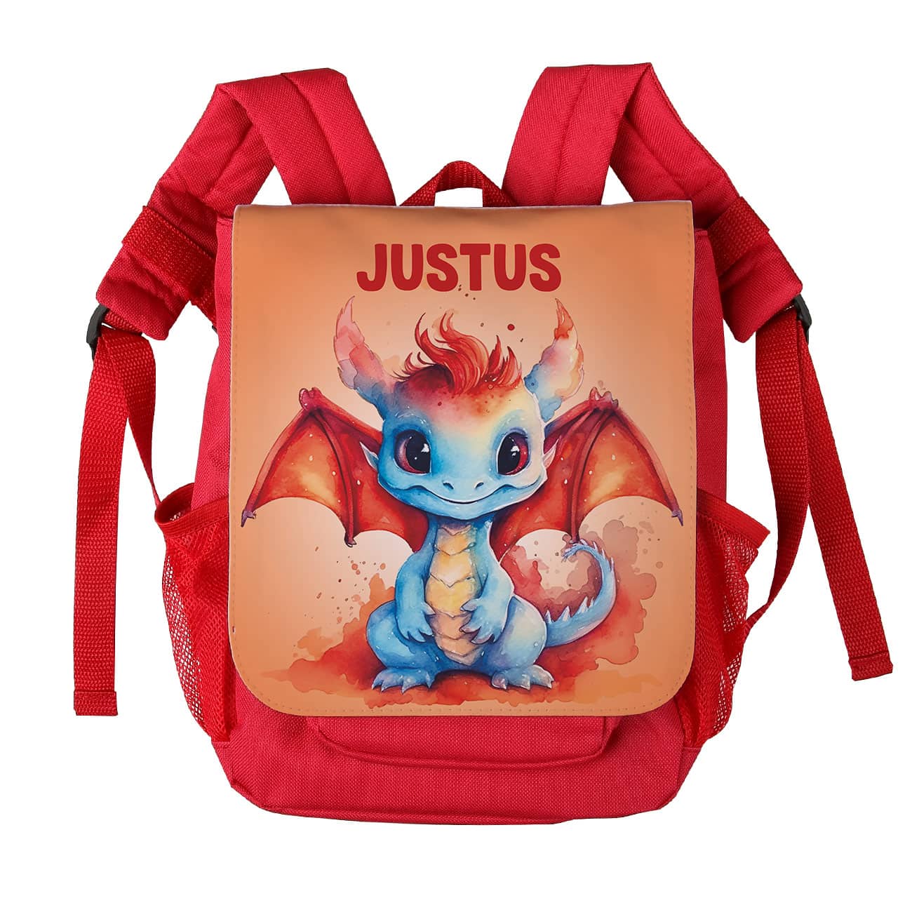 Personalisiertes Motiv auf Kinderrucksack