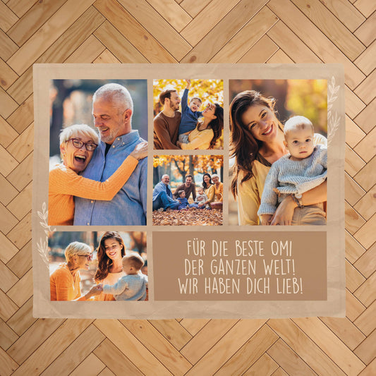 Kleine Kuschelecke mit Fotos und Wunschtext