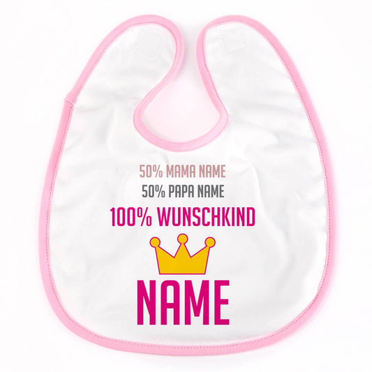 Name von Kind und Eltern im Motiv