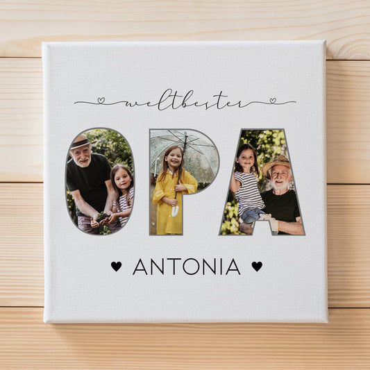 Fotoleinwand - weltbester Opa -