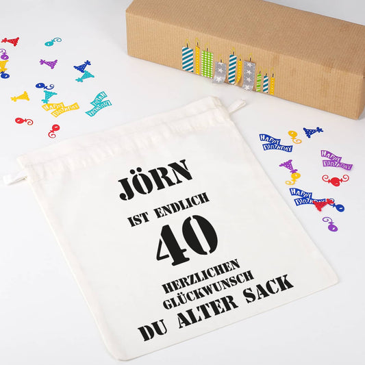 personalisierter beutel mit Namen