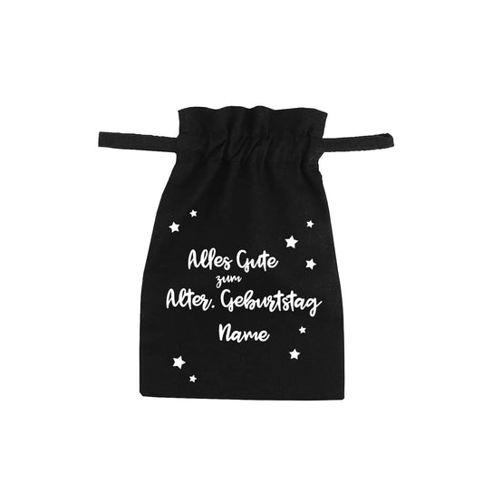 Mit Name und Alter bedruckt