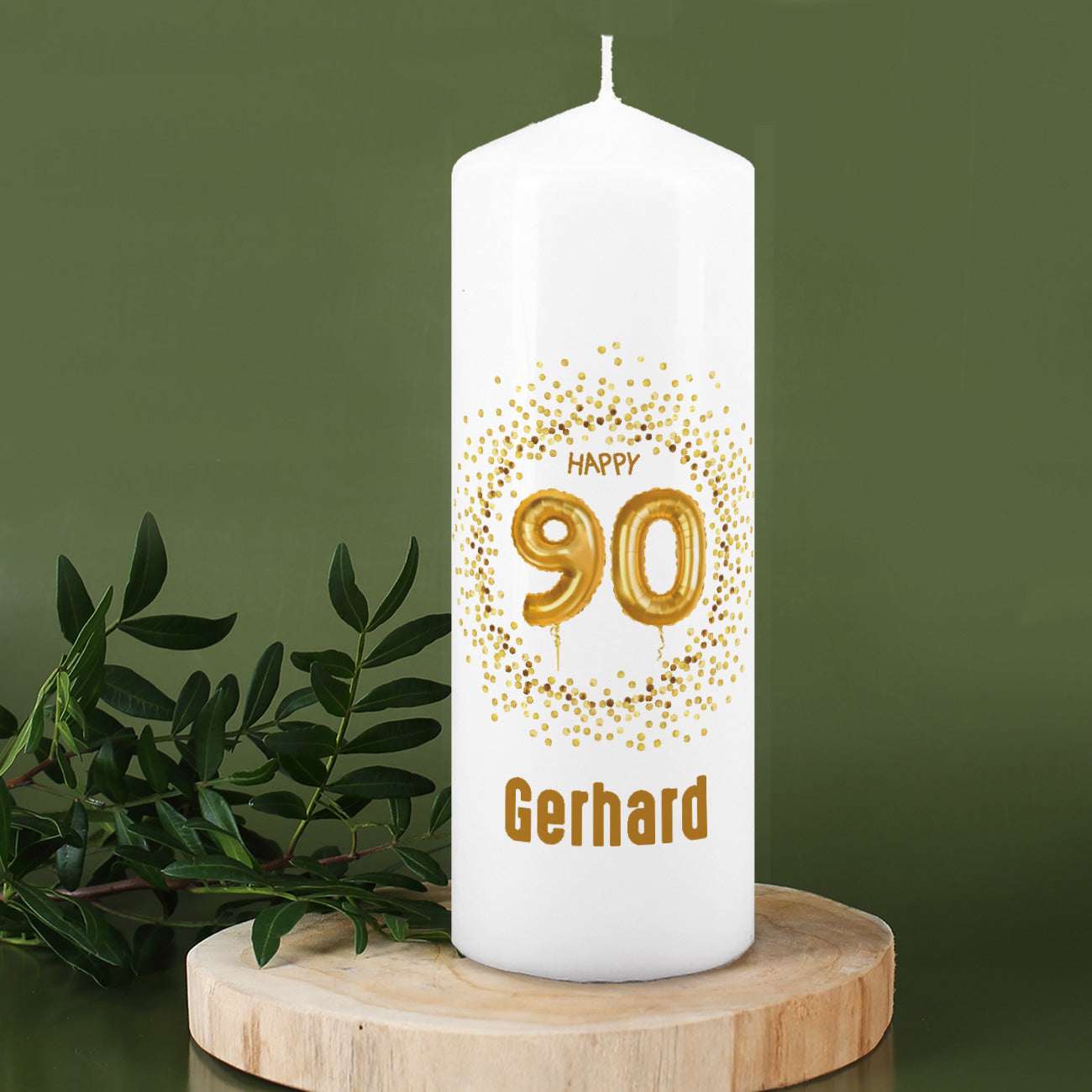 Kerze zum 90. Geburtstag