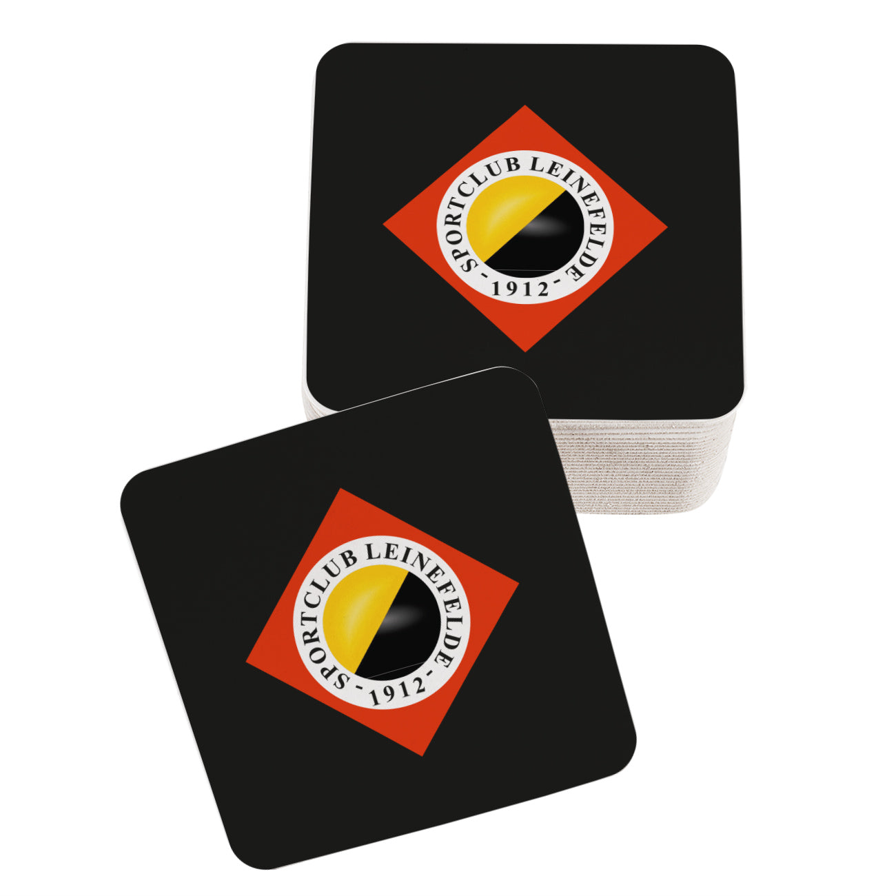 30 bedruckte Bierdeckel "SC Leinefelde"