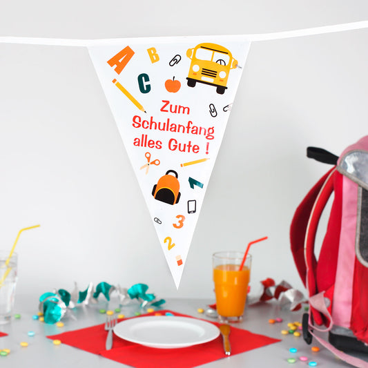 Wimpel Kette zum Schulanfang