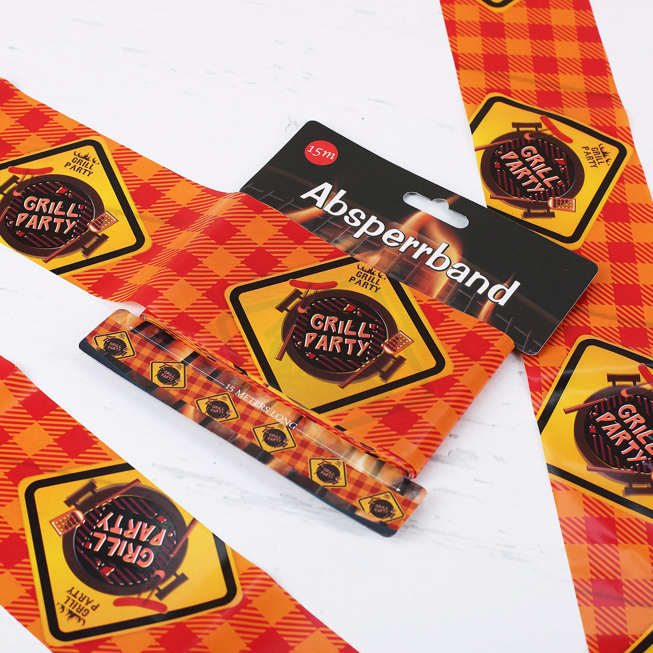 Absperrband - Grillparty