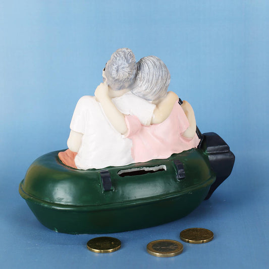 Schlitz für das Geld auf der Rückseite