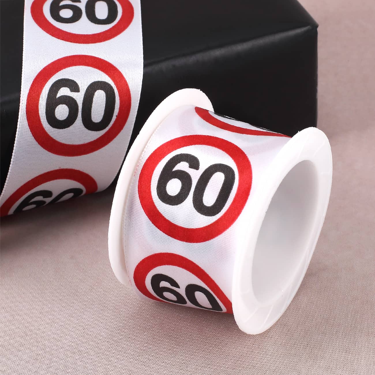 Geschenkband "Happy Birthday" 60