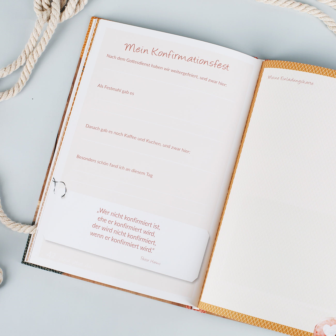 Meinem Patenkind zur Konfirmation - Erinnerungsbuch -