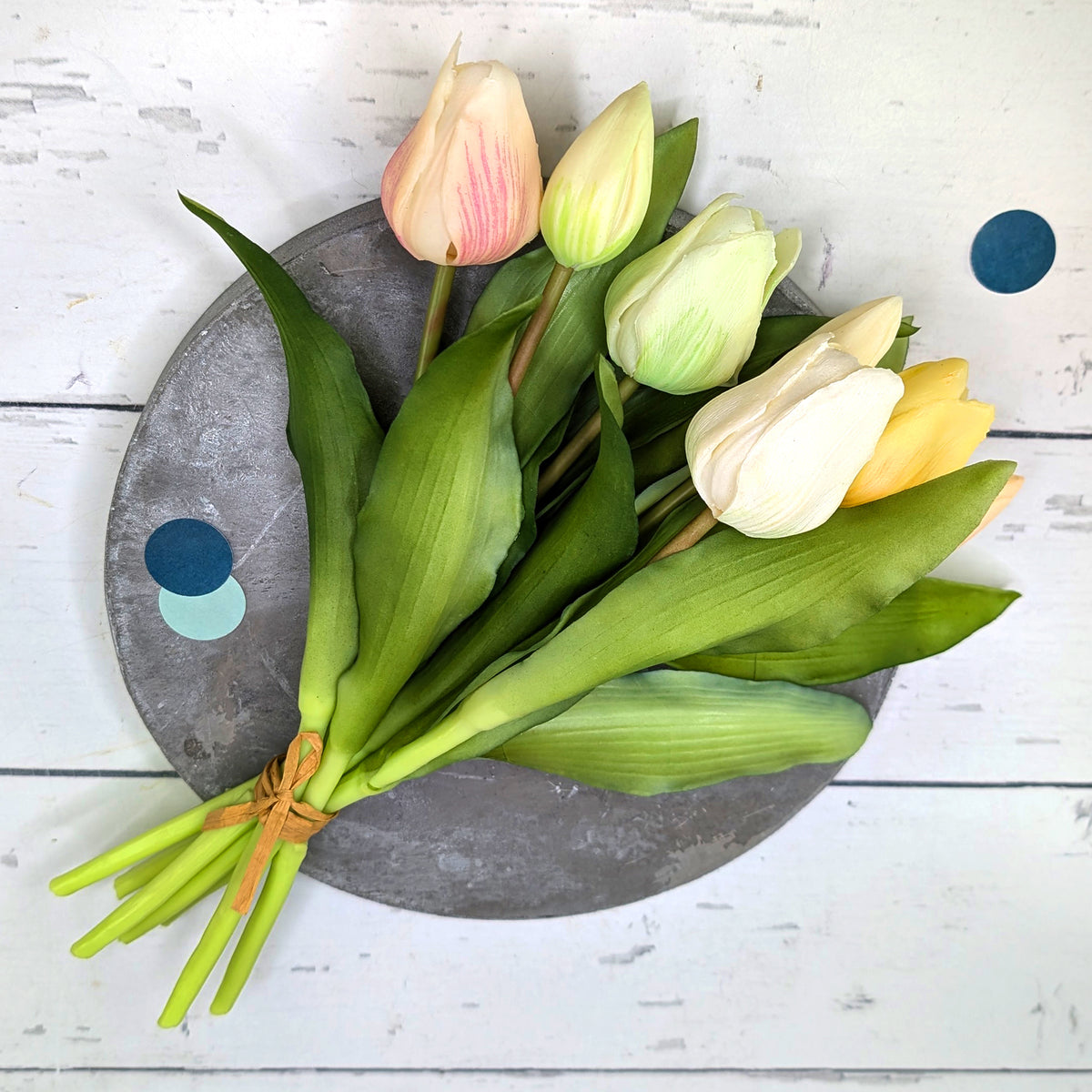 Hochwertiger Kunstblumenstrauß Tulpen in zwei Größen