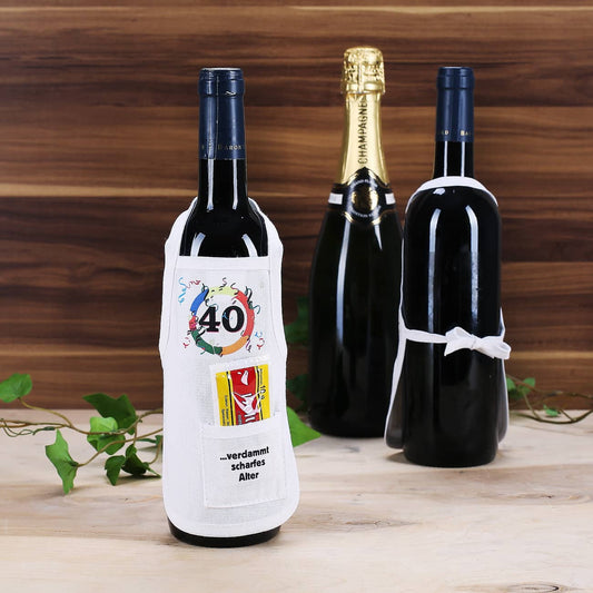 Flaschenschürze: 40 - verdammt scharfes Alter!