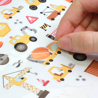 Sticker des Stickerbogens 