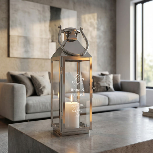 personalisierte Hochzeitslaterne