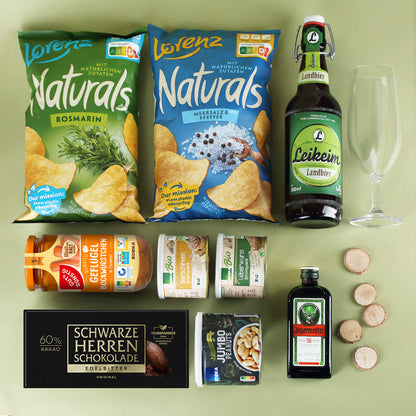 Füllung für Männer für Genießerkorb